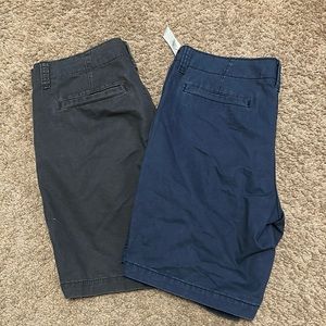 Men’s flat front shorts